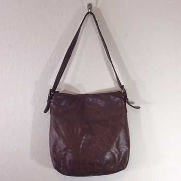 Johnny Farrah Vintage Bag Brown Leather Shoulder S