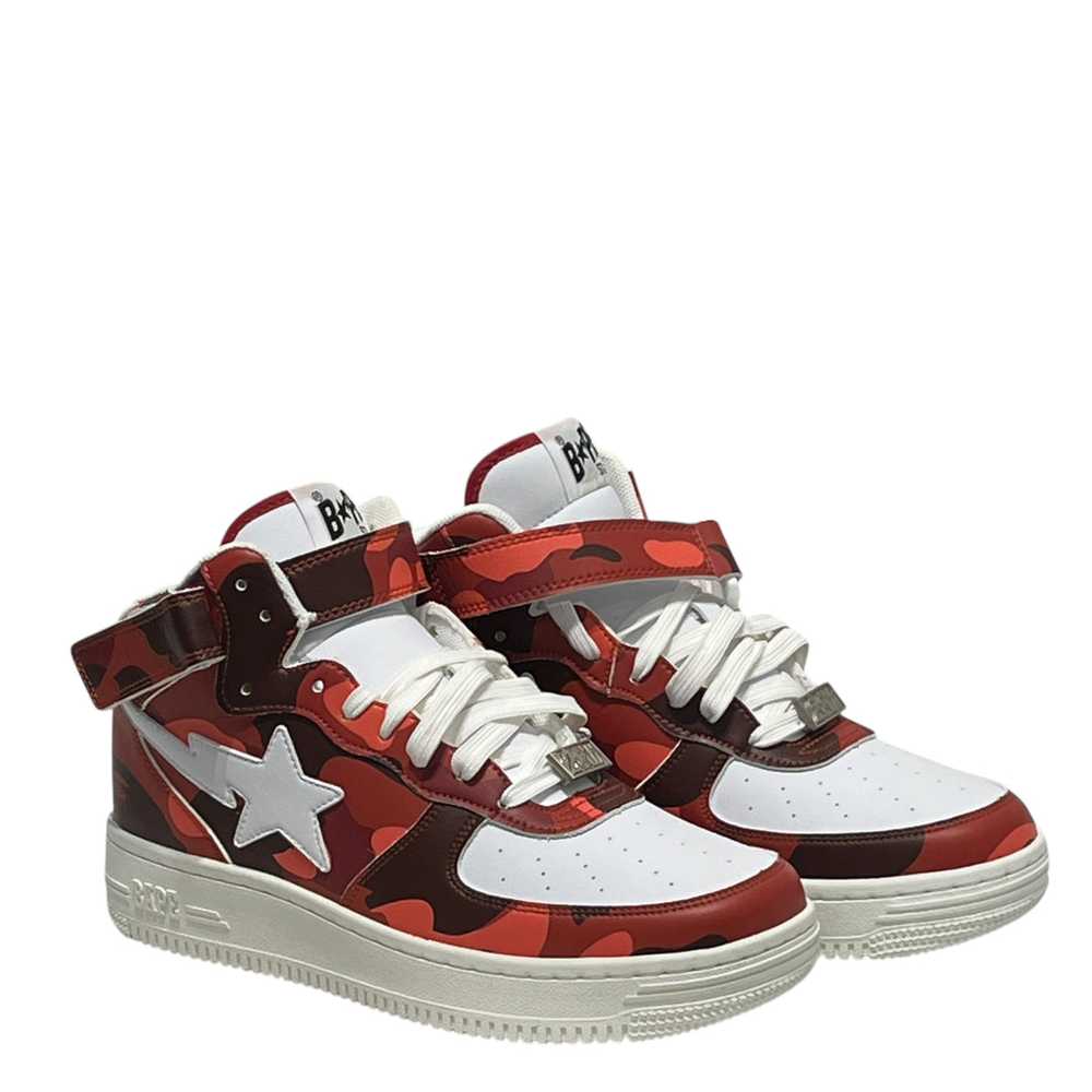 BAPE STA!/Hi-Sneakers/US 8.5/RED/20TH - image 1