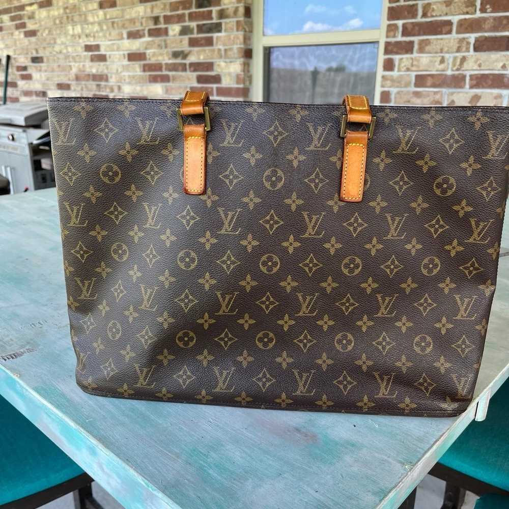 Louis Vuitton Brown Luco Monogram Canvas Tote Bag - image 1