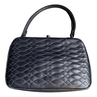 Non Signé / Unsigned Leather handbag - image 1