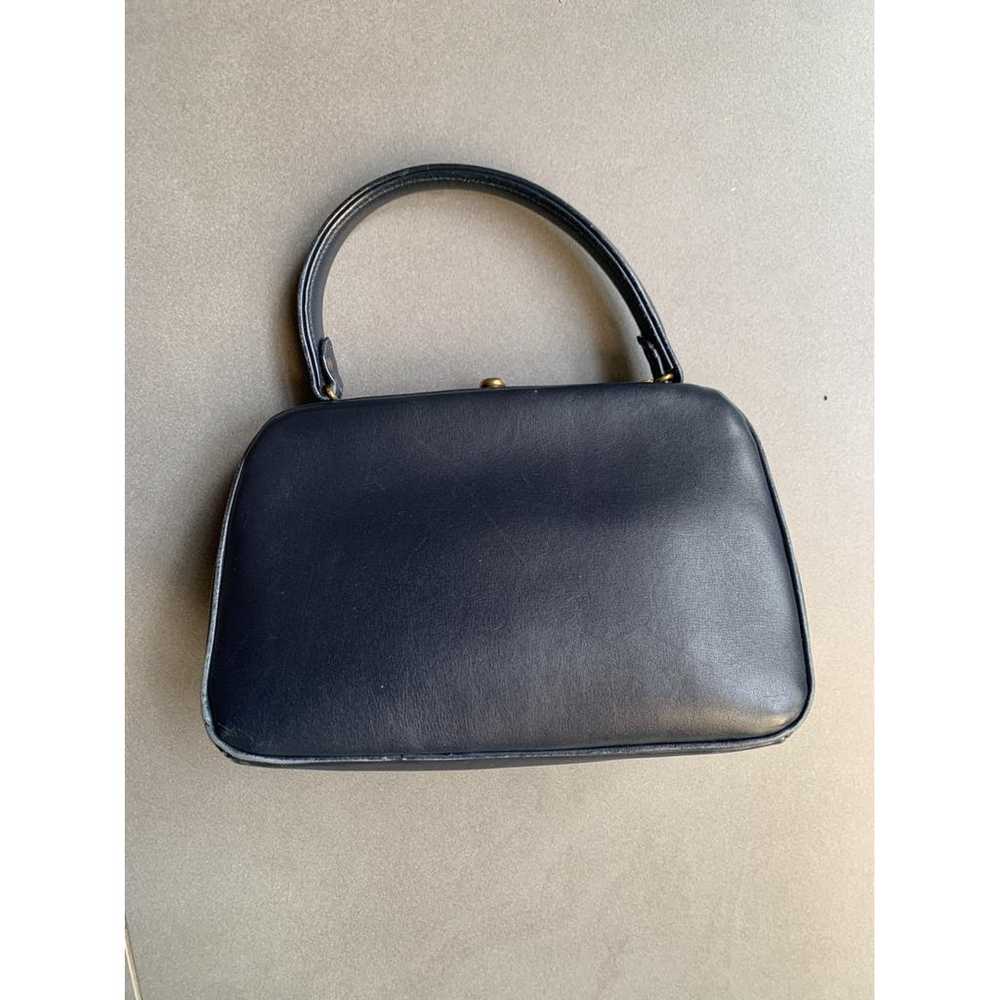 Non Signé / Unsigned Leather handbag - image 2