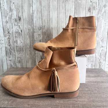 Lucky Brand Leather Fringe Ankle Boots Size 12