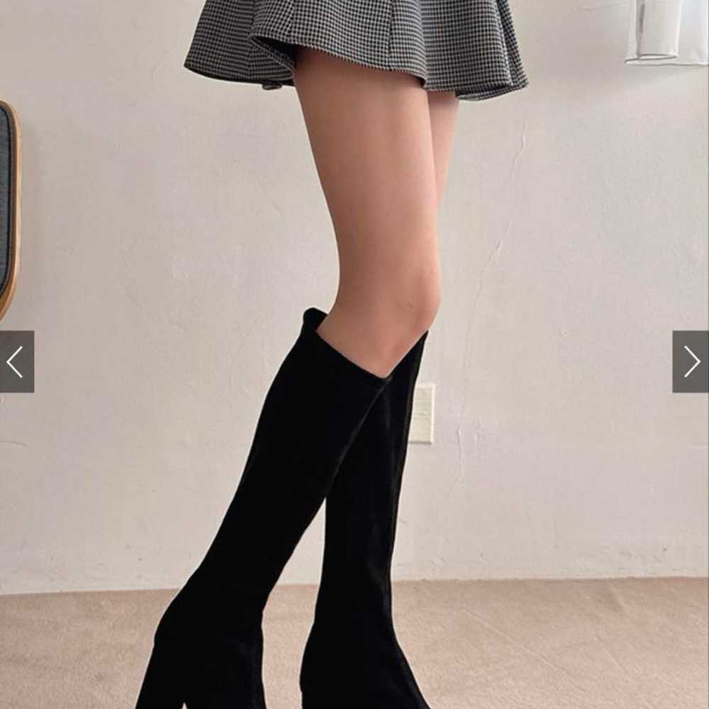 GRL Chunky Heel Long Boots - image 2