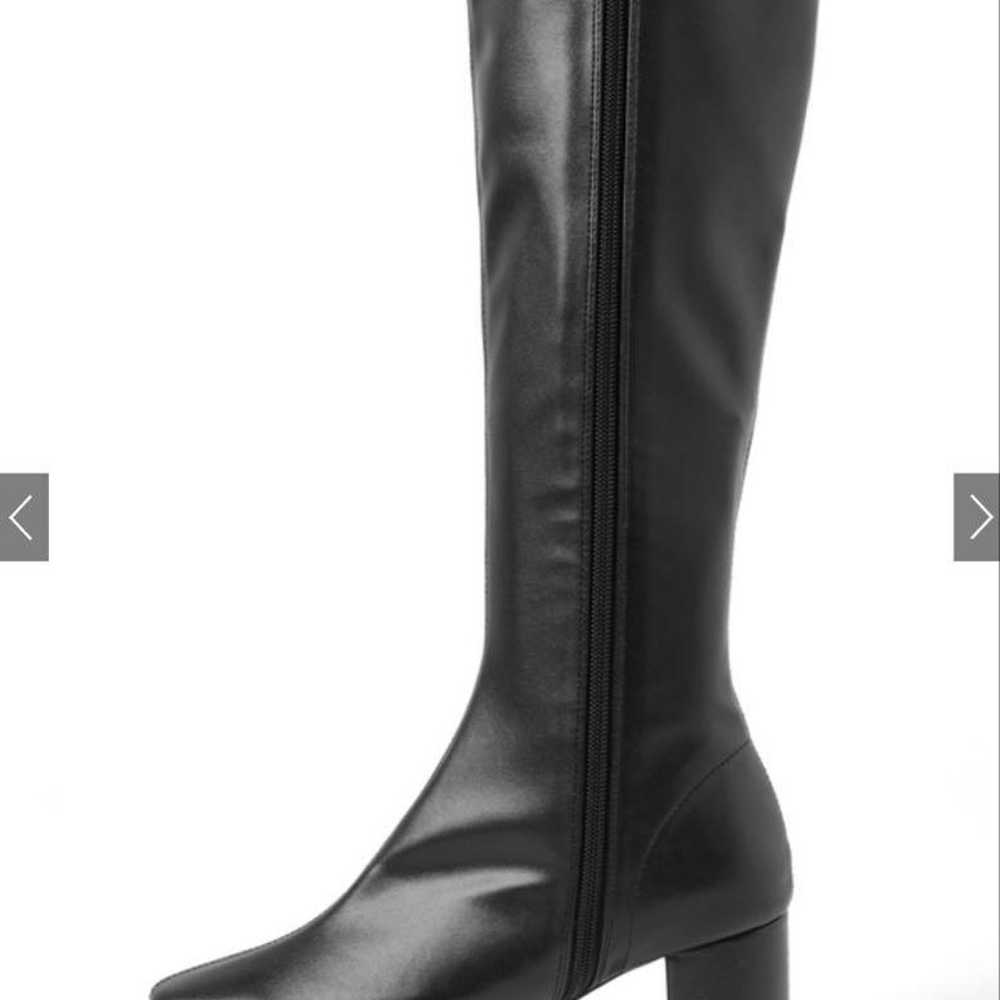 GRL Chunky Heel Long Boots - image 6