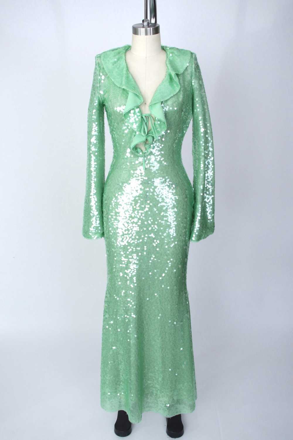 Self-Portrait Sequin Mermaid Dress - image 1