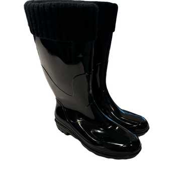 Kamik Kelly Waterproof Rain/snow Boots Black Fleec