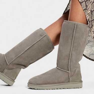 Ugg Classic Tall II Boots Size 7 Grey WITH BOX - image 1