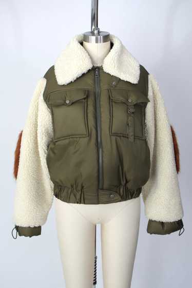 Sea Faux Fur & Shearling Puffer