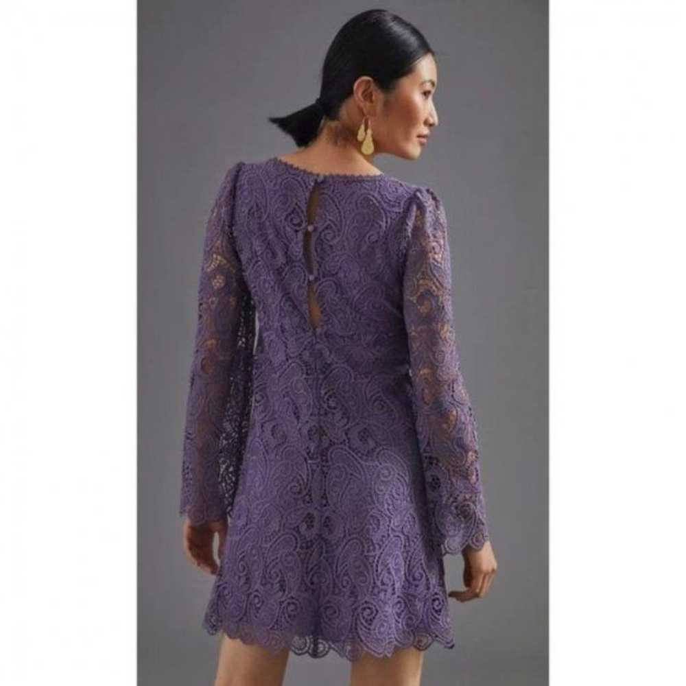 Anthropologie Lace mini dress - image 4