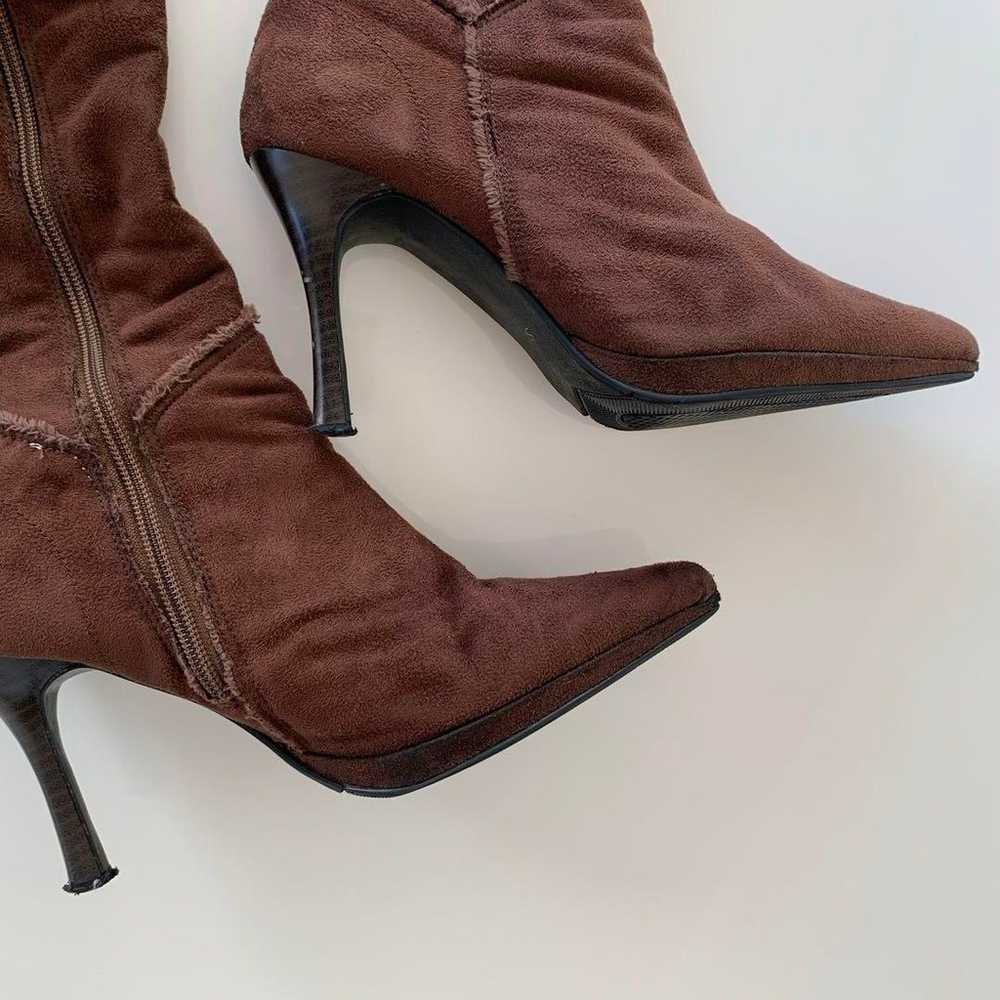 Esperanza Long Boots Suede Boa Brown S (22~22.5cm) - image 12