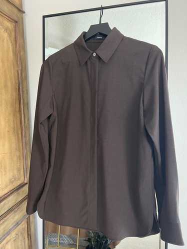 Theory Classic Straight Wool Shirt (S) | Used,… - image 1