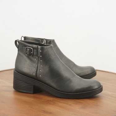 Bzees Womens Other Half Ankle Boots Dark Gray Sil… - image 1