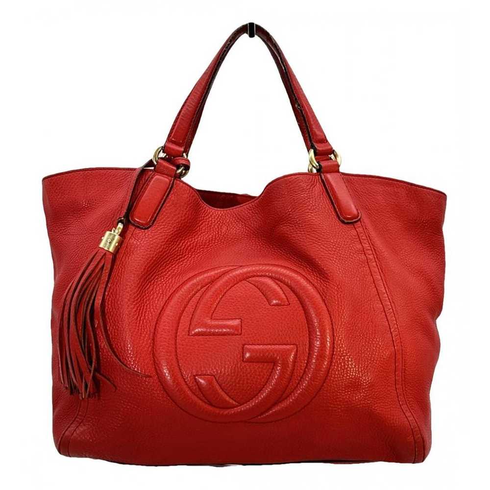 Gucci Leather tote - image 1