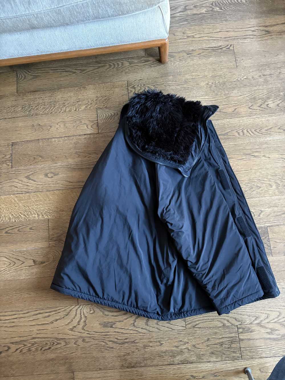 Balenciaga Men's Black Nylon Hooded Parka - image 7