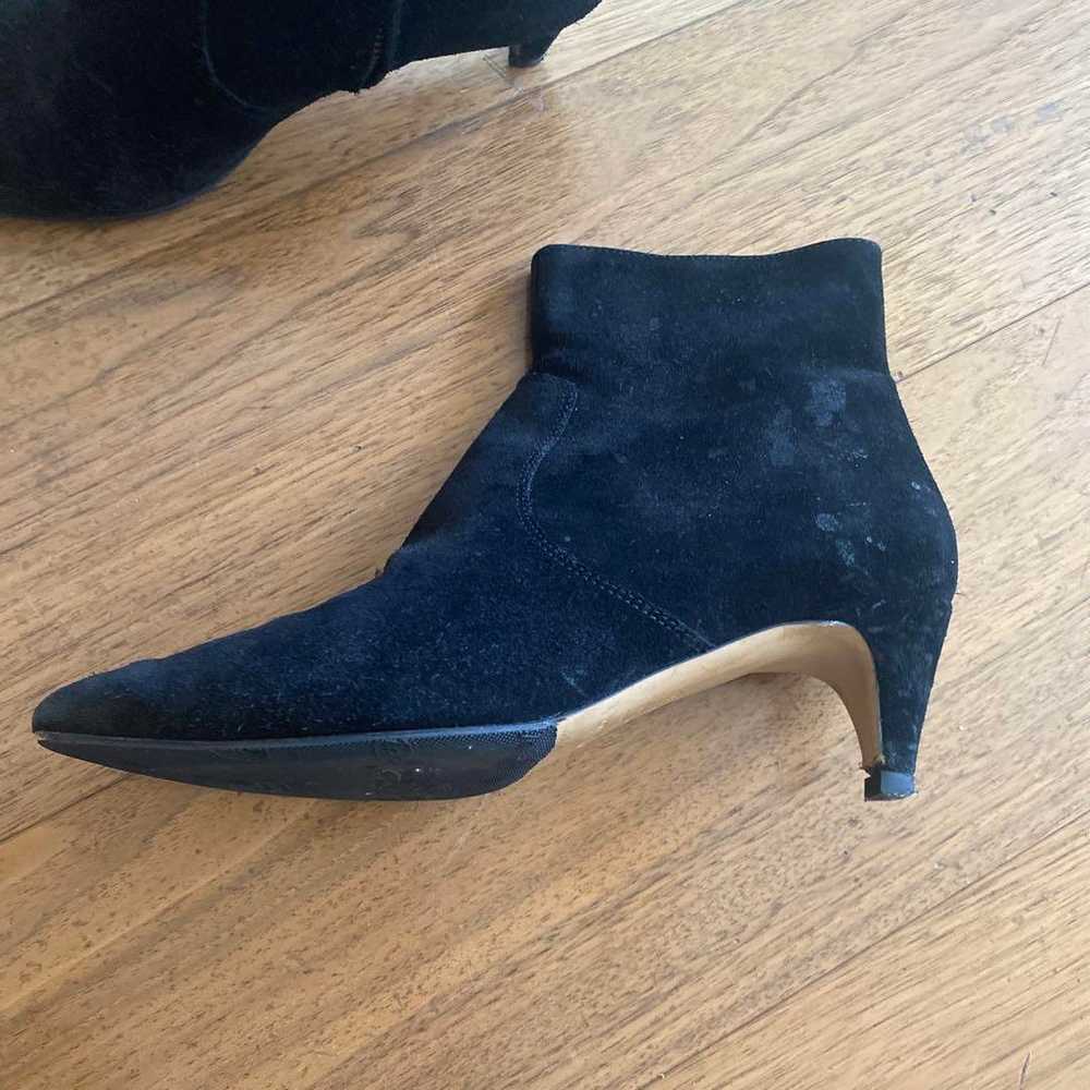 Isabel Marant Black Suede Pointed-Toe Booties - image 6