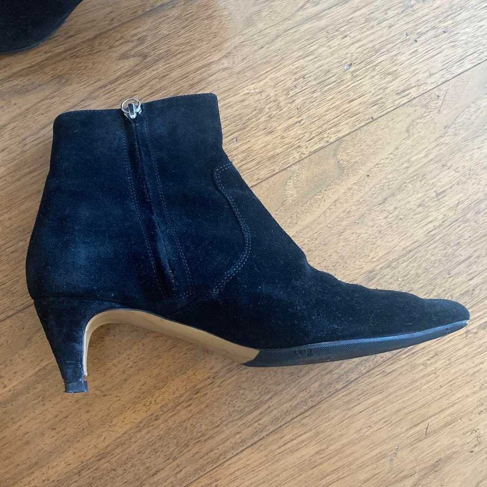 Isabel Marant Black Suede Pointed-Toe Booties - image 7