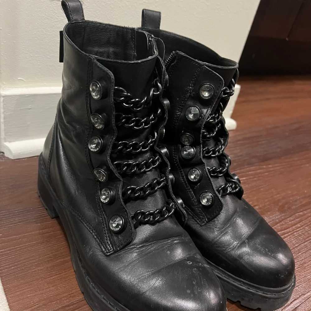 Kurt Geiger Bax Combat Boots Size 39 8.5 - image 3