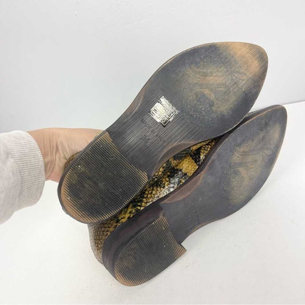 Free People Royale Flats Snakeskin Sandal Booties… - image 7