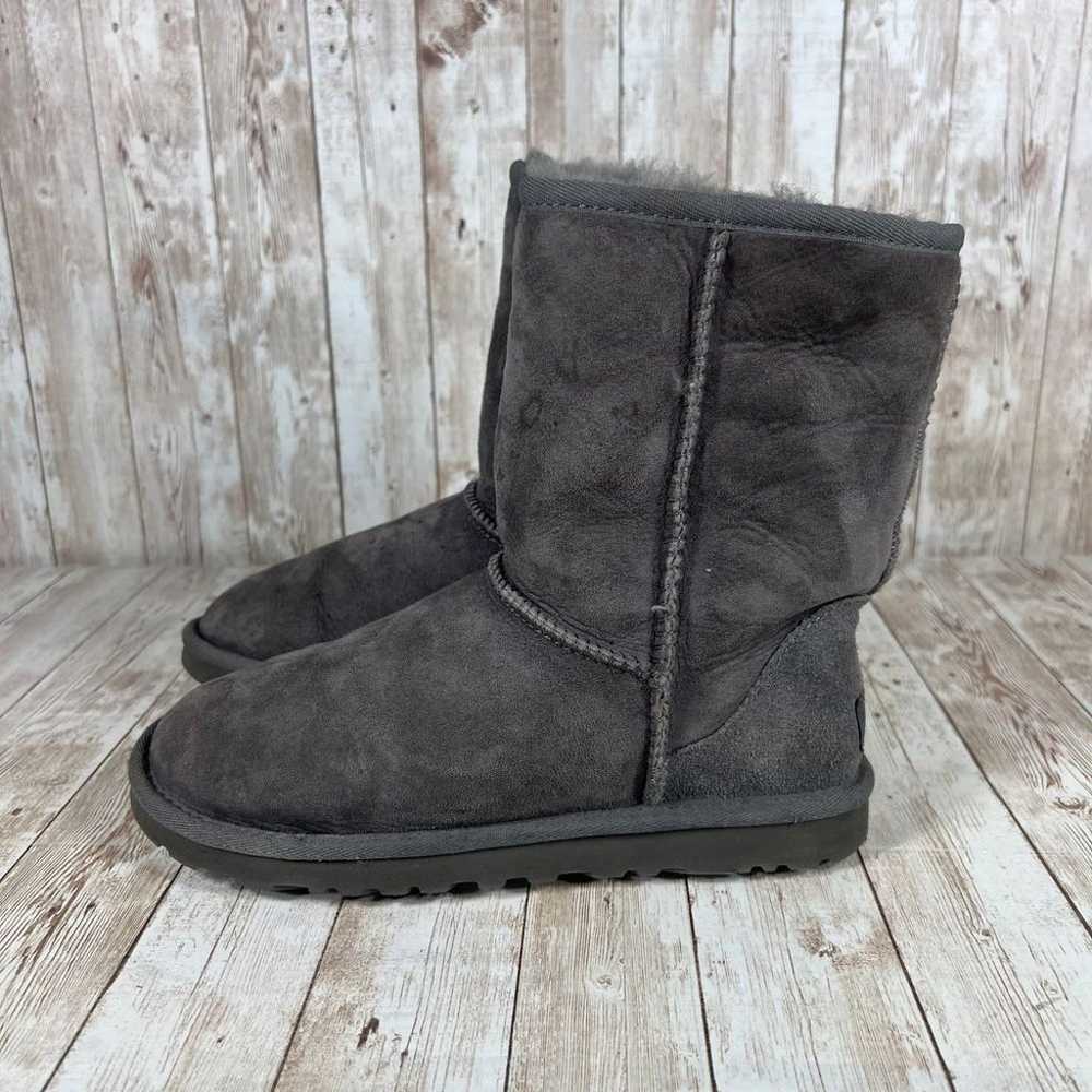 UGG Classic Short Gray Sheepskin Winter Boots Coz… - image 2