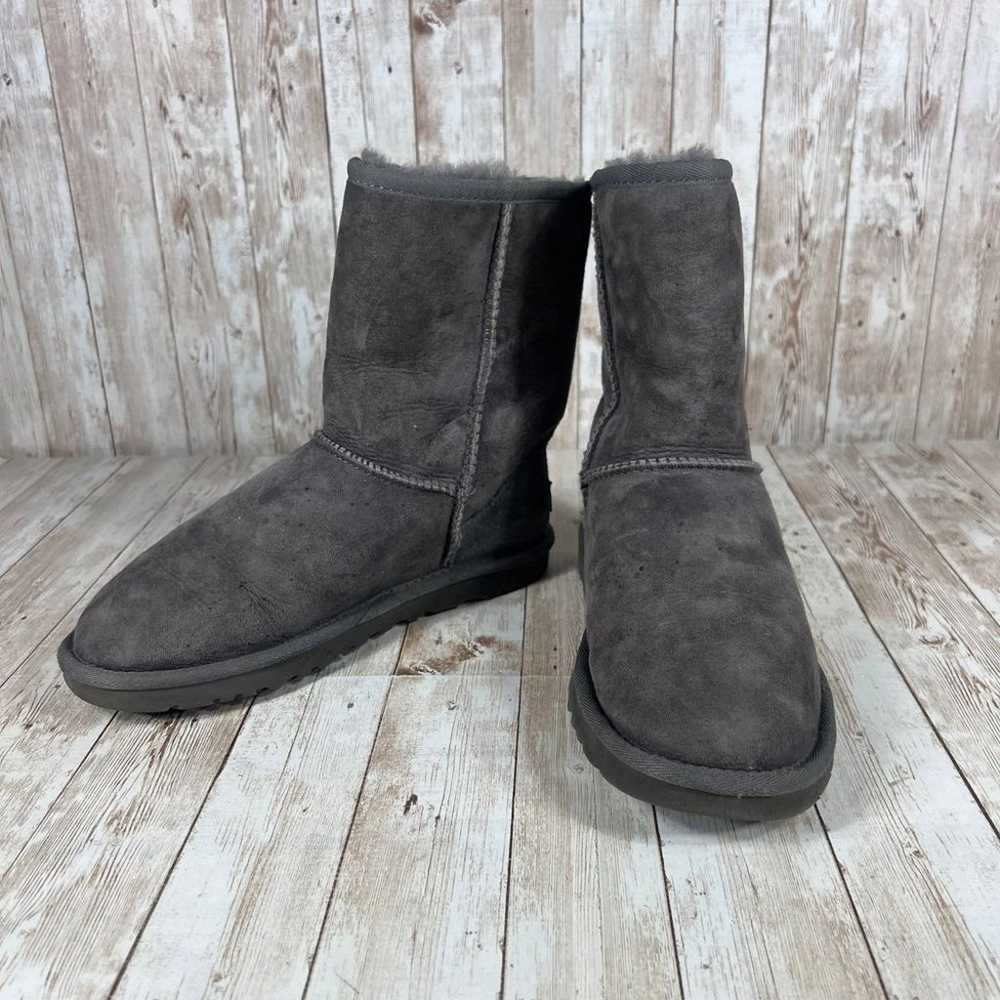 UGG Classic Short Gray Sheepskin Winter Boots Coz… - image 5