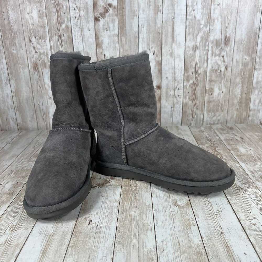 UGG Classic Short Gray Sheepskin Winter Boots Coz… - image 6