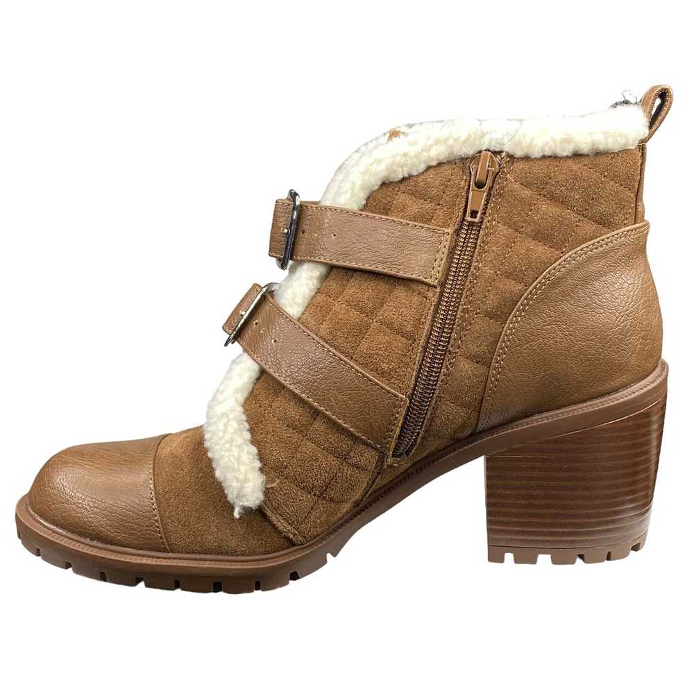 Nine West Women's Iskaro Brown Quilted 2 Buckle S… - image 2