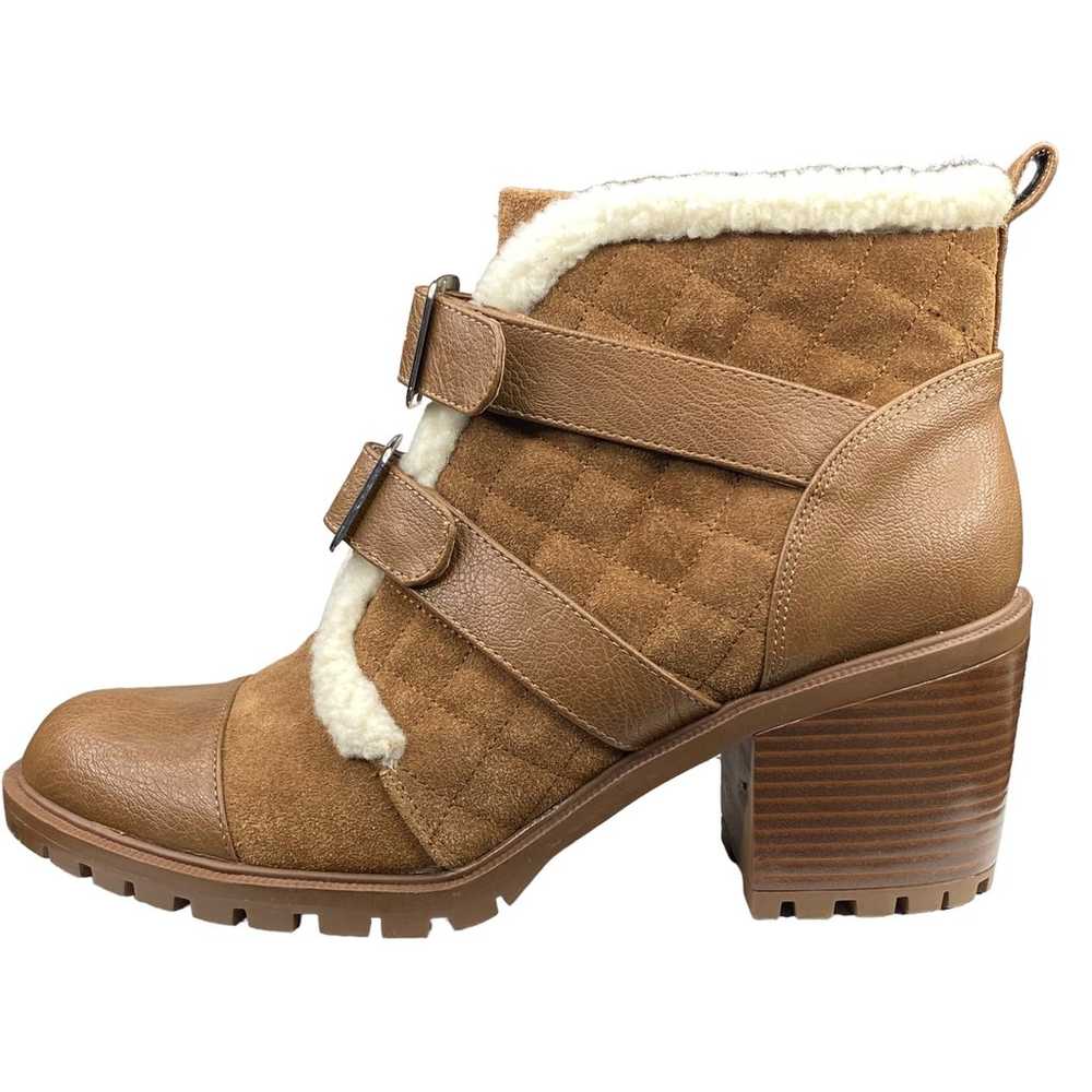 Nine West Women's Iskaro Brown Quilted 2 Buckle S… - image 3