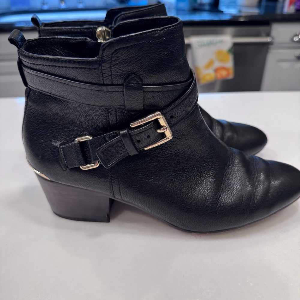 Coach Pauline Ankle Boots Size 7B black Leather Z… - image 3