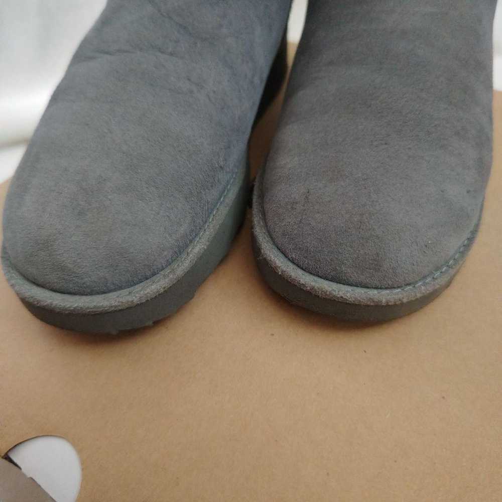 UGG Sheepskin Boots Gray 6 - image 7