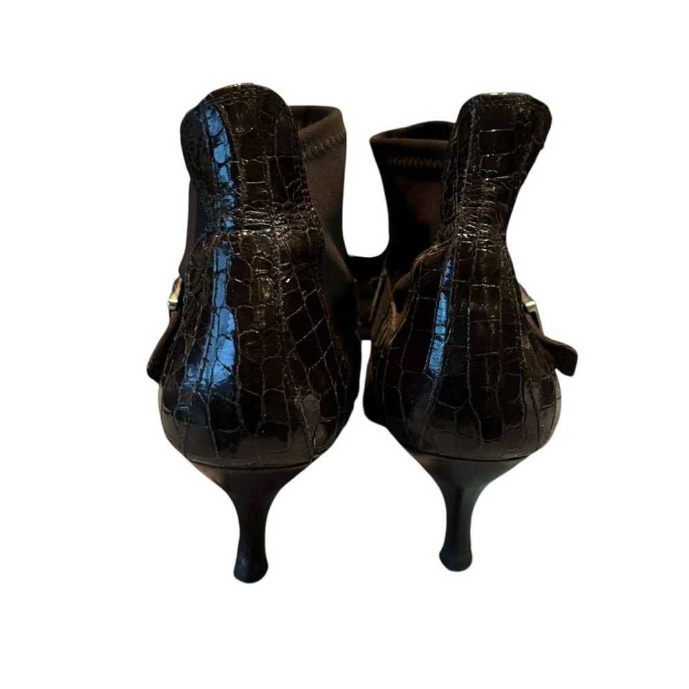 Donald Pliner "Lucki" Espresso Bootie, Silk Elast… - image 4