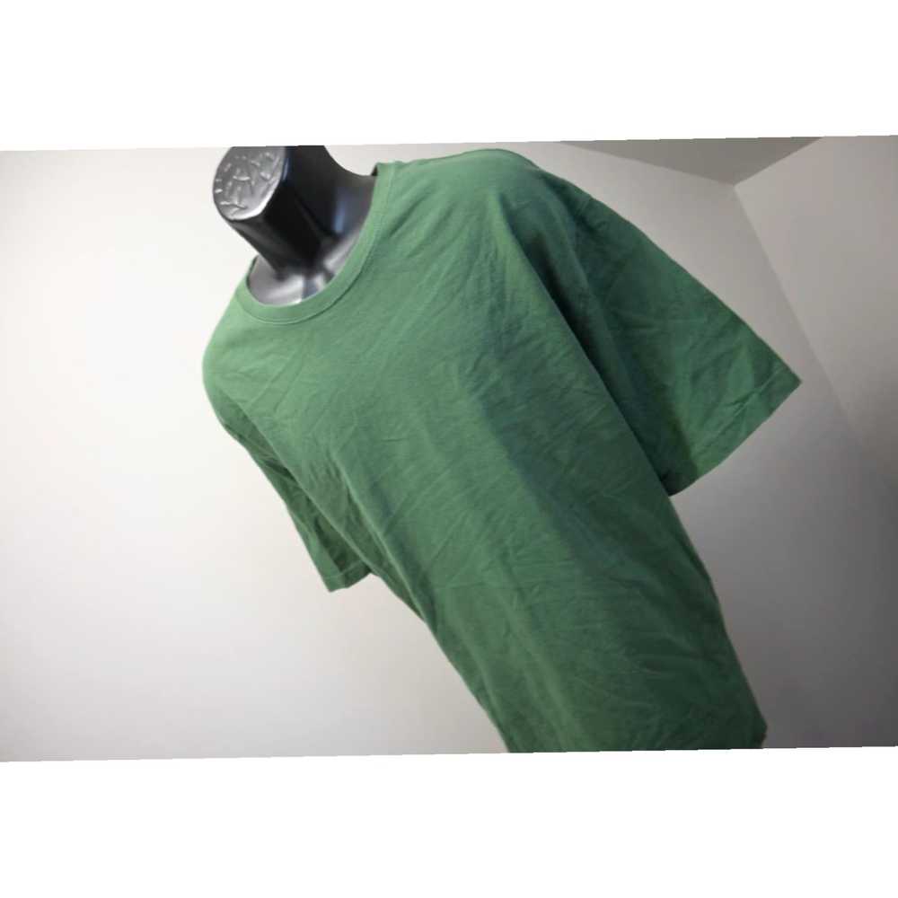 CO Cotton Green Tee Shirt with Front Pocket for M… - image 2