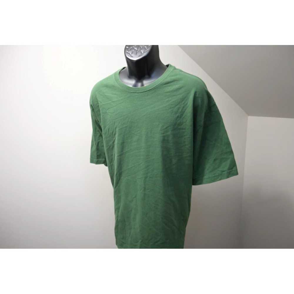 CO Cotton Green Tee Shirt with Front Pocket for M… - image 3