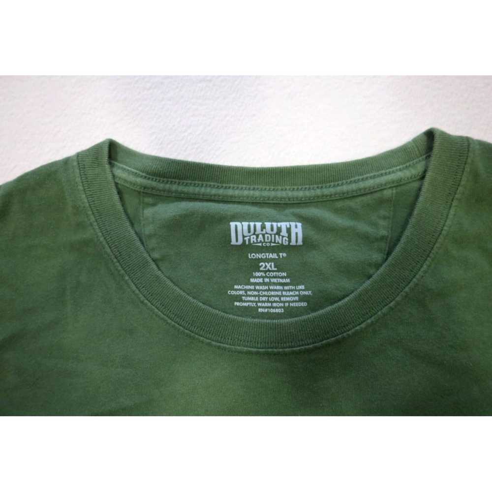 CO Cotton Green Tee Shirt with Front Pocket for M… - image 5