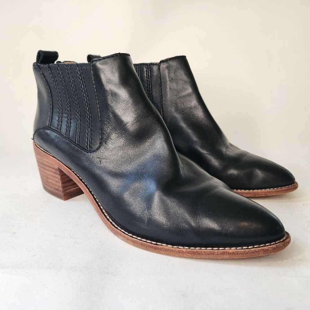 Madewell The Bonham Chelsea Boot Black Leather Bl… - image 1