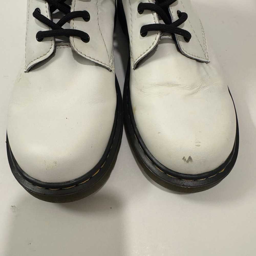 Martens Dr Martens 1460 Y White Boots Side Zipper… - image 2