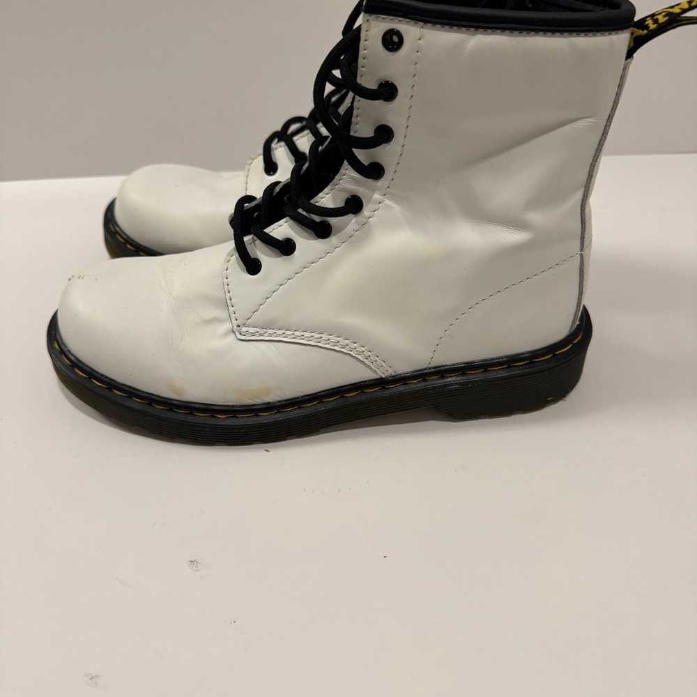 Martens Dr Martens 1460 Y White Boots Side Zipper… - image 4