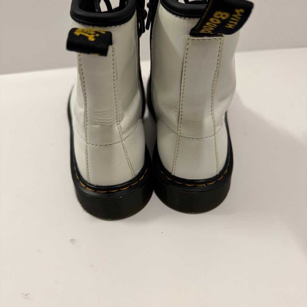 Martens Dr Martens 1460 Y White Boots Side Zipper… - image 5