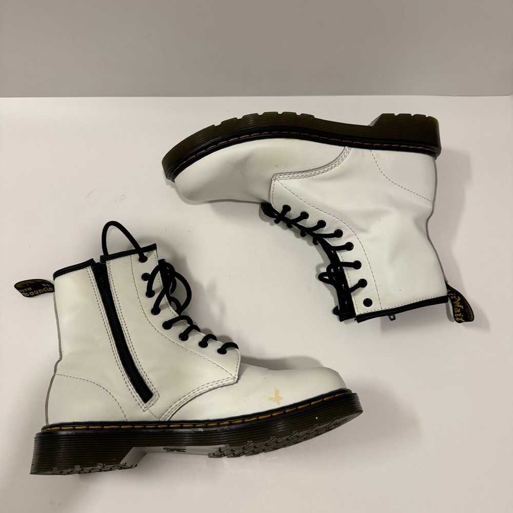 Martens Dr Martens 1460 Y White Boots Side Zipper… - image 8