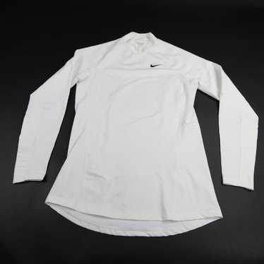 Nike Dri-Fit Compression Top Women's White/Stripe… - image 1