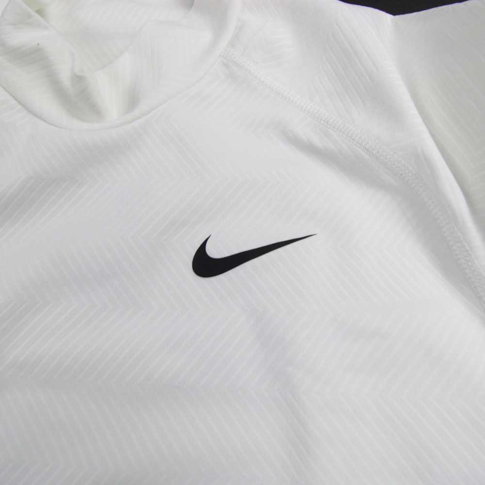 Nike Dri-Fit Compression Top Women's White/Stripe… - image 4