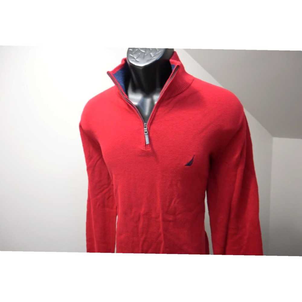 Nautica Authentic Nautica Red Knit Casual Pullove… - image 3