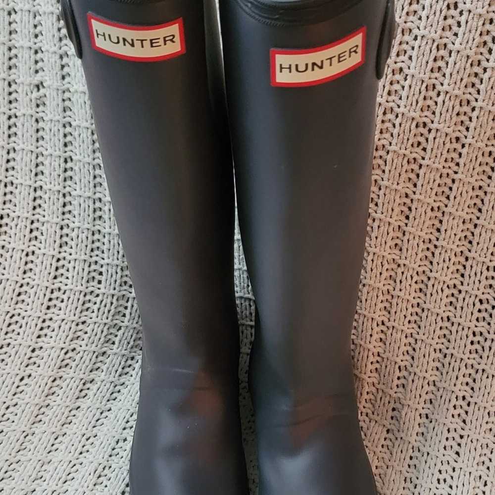 HUNTER Original Tour Boots Tall  Women's Size 8 - image 1