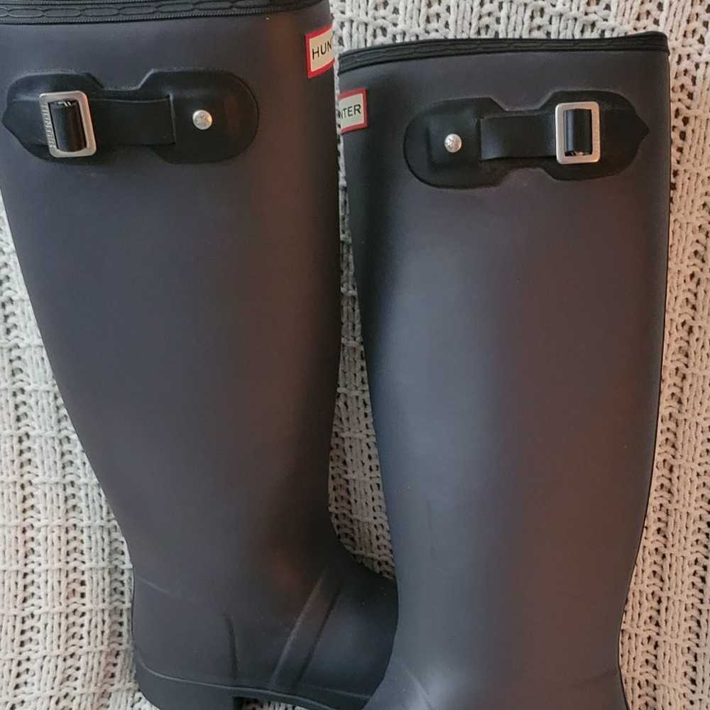 HUNTER Original Tour Boots Tall  Women's Size 8 - image 5