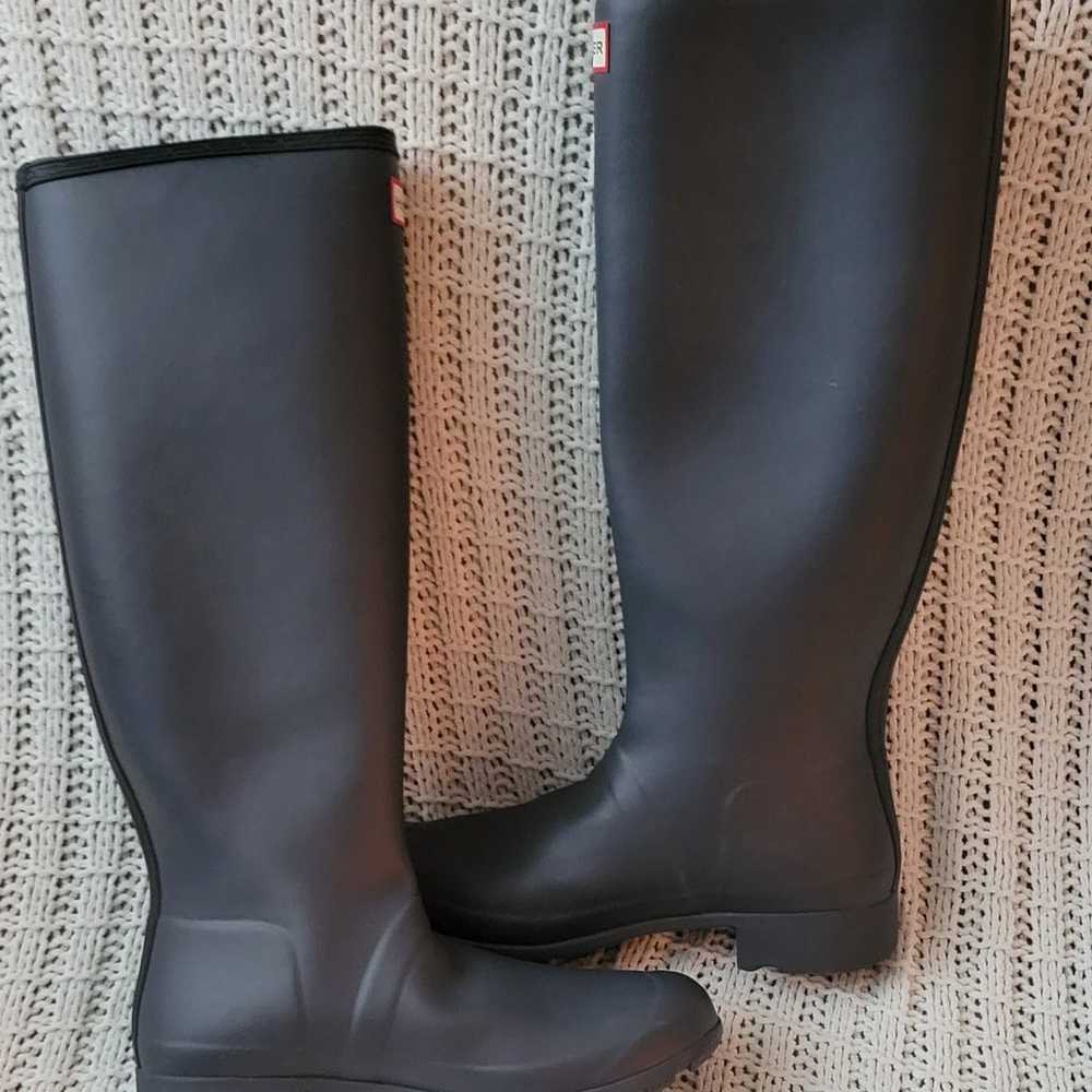 HUNTER Original Tour Boots Tall  Women's Size 8 - image 9