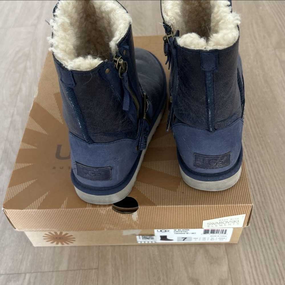 UGG W Blaise Crystal Women Boots Ink Blot (Navy) - image 3