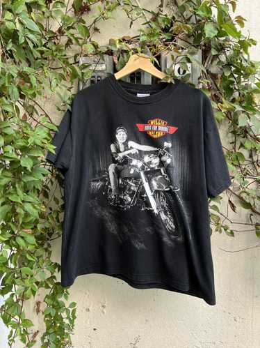 Band Tees × Harley Davidson × Vintage 1990 Willie… - image 1