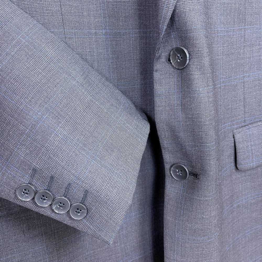 Nautica Nautica Wool Windowpane Suit Gray Two But… - image 4