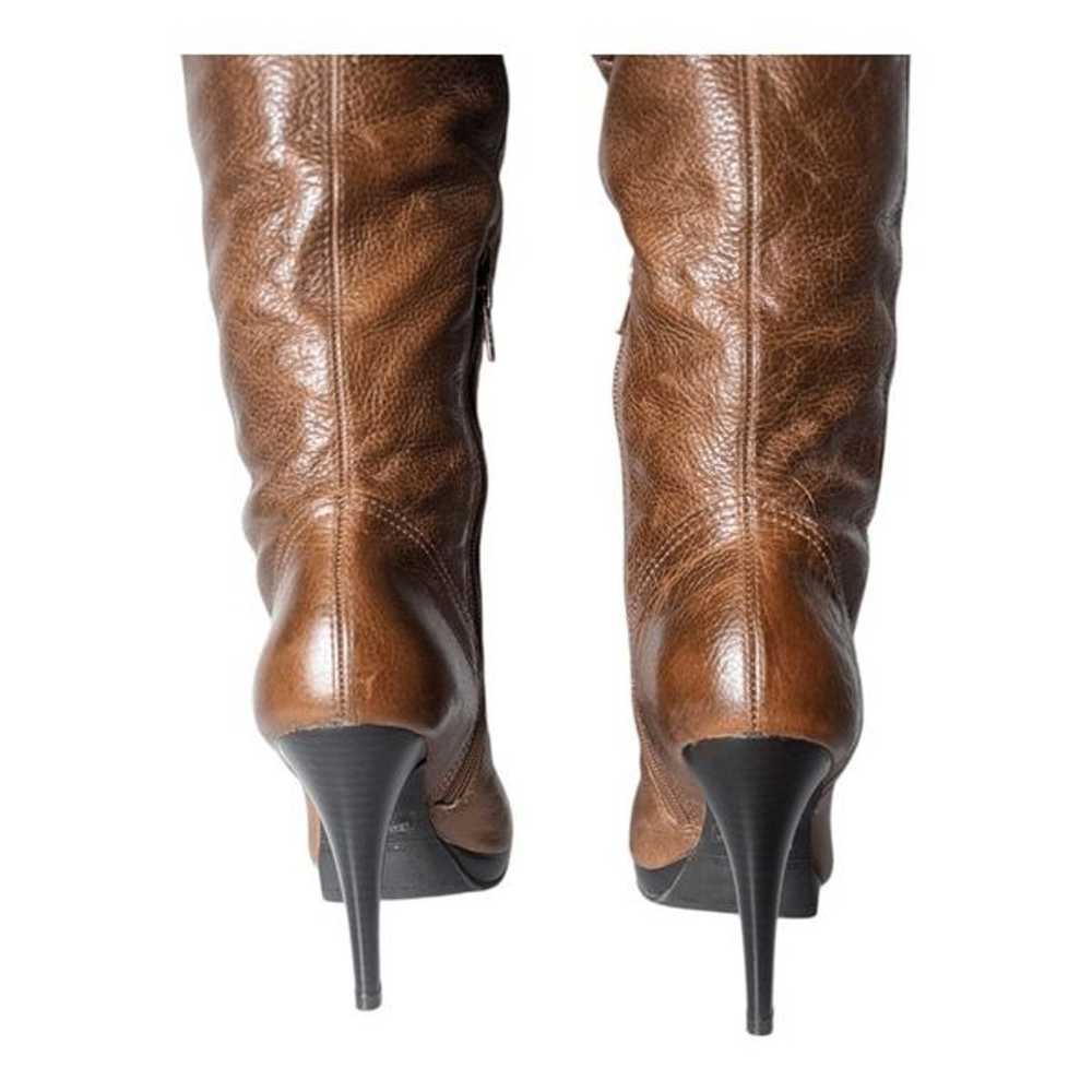 CATHY JEAN Tall Brazilian Brown Leather Slouchy H… - image 10