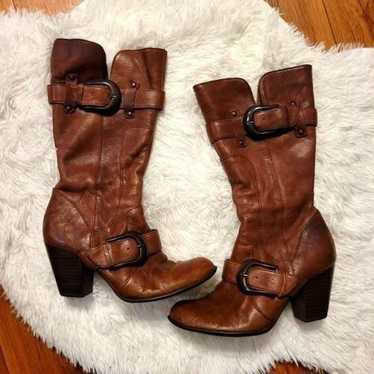 Barn Crown Buckle Calf Boots - image 1