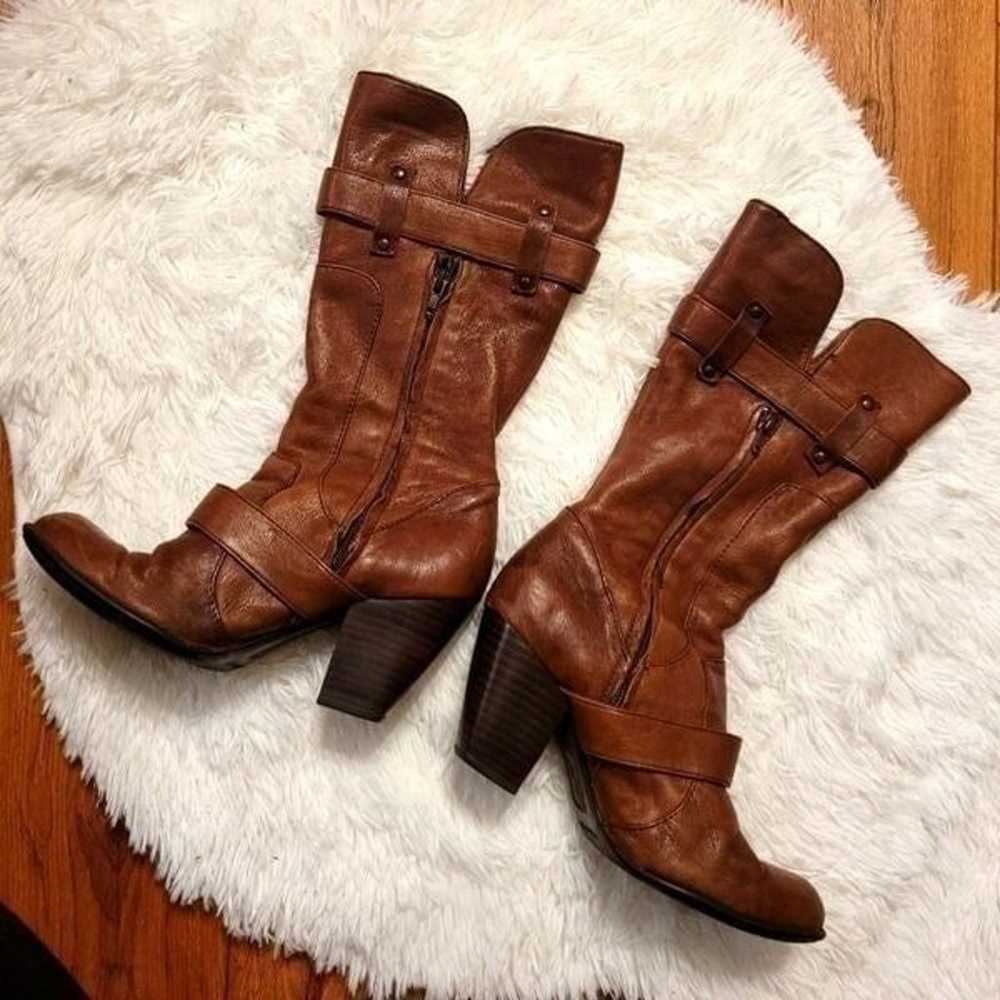 Barn Crown Buckle Calf Boots - image 3